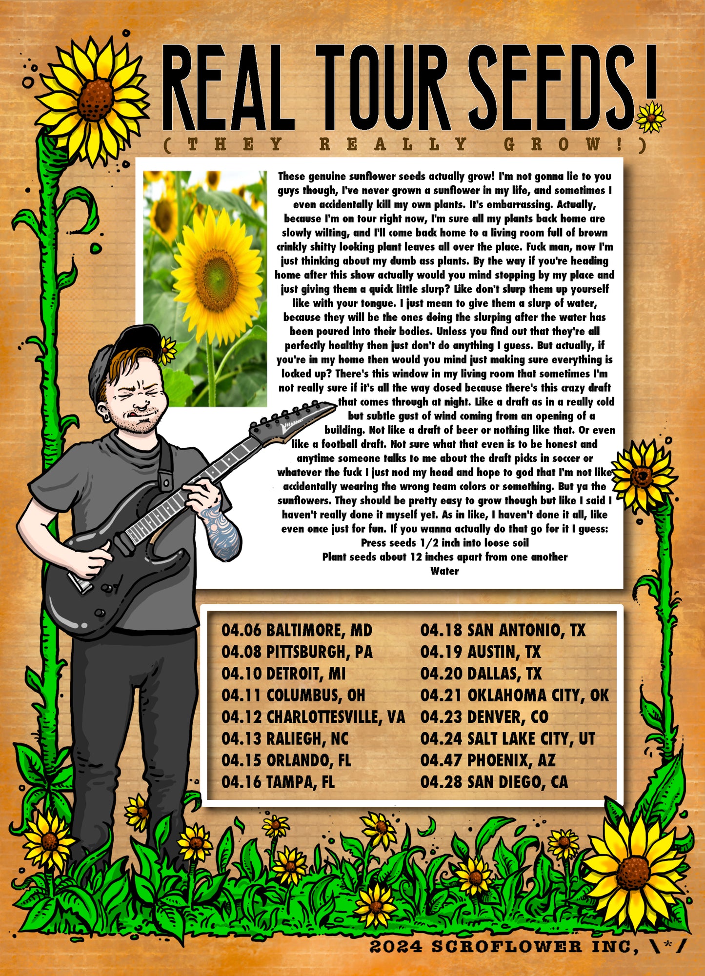 Scro Sunflower Seeds (to grow!)